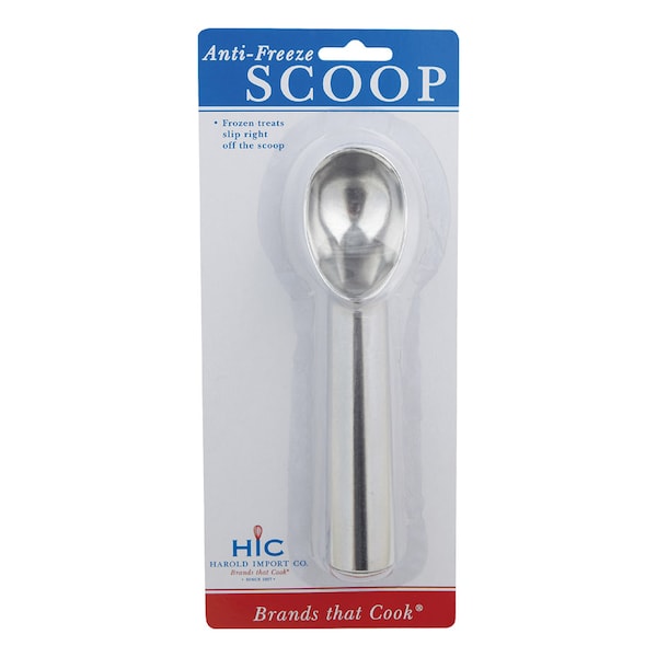 Harold Import Co Harold's Kitchen Silver Steel Ice Cream Scoop AFS - main